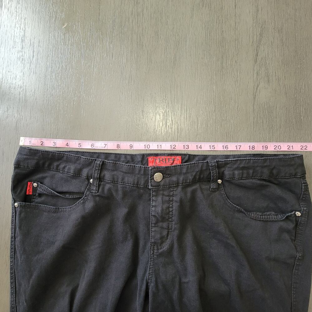 Y2K Tripp NYC Black Distressed Skinny Jeans - Picture 8 of 9